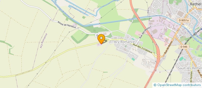 localisation de l'entreprise SARL BIENTZ FRERES  ACY ROMANCE