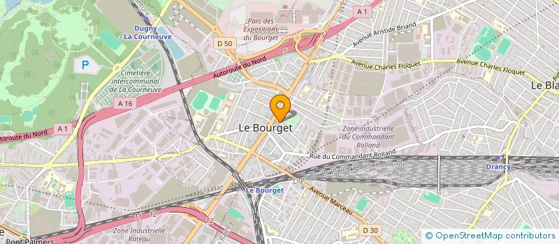 localisation de l'entreprise SARL BIF à LE BOURGET