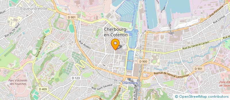 localisation de l'entreprise SARL BIFOCALE à CHERBOURG-EN-COTENTIN