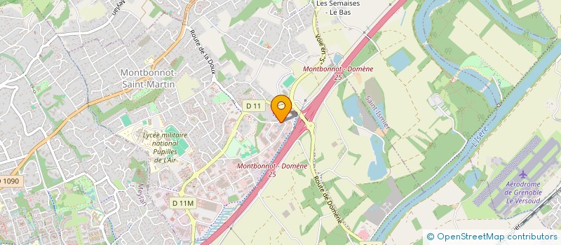 localisation de l'entreprise SARL BIG BANG IMAGES  MONTBONNOT-SAINT-MARTIN