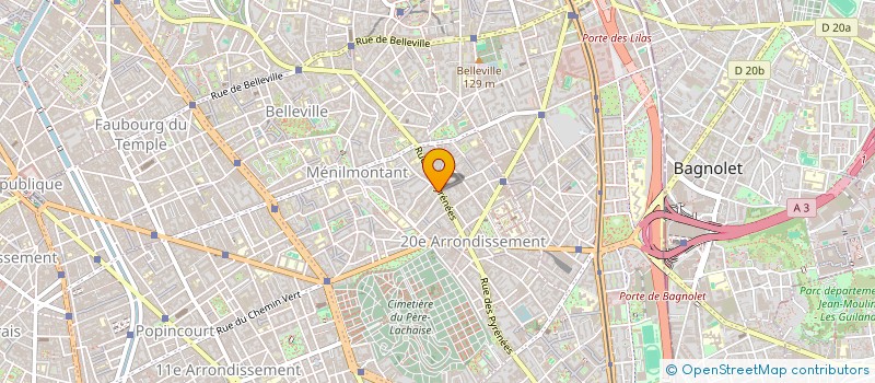localisation de l'entreprise SARL BIG BEN GL à PARIS