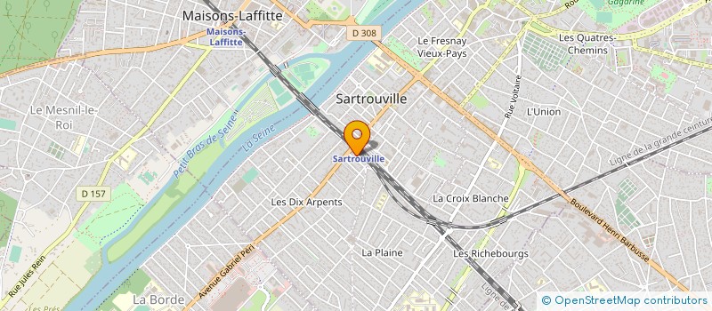 localisation de l'entreprise SARL BIG SAM  SARTROUVILLE