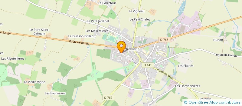 localisation de l'entreprise SARL BIGNON à NOYANT-VILLAGES