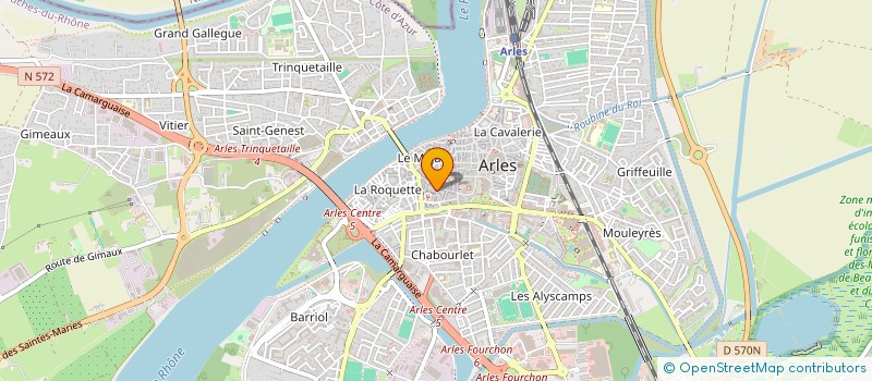 localisation de l'entreprise SARL BIGOLI à ARLES