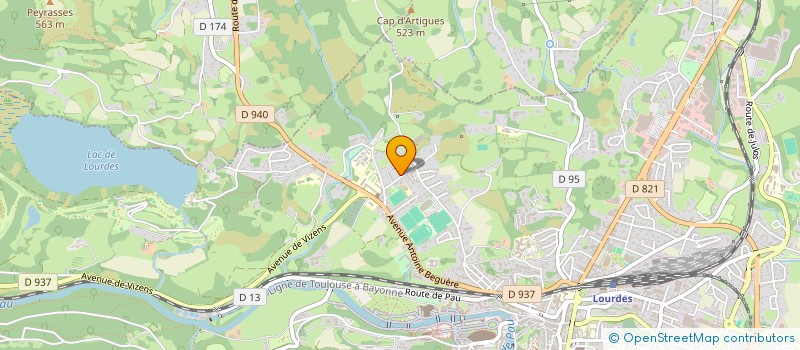 localisation de l'entreprise SARL BIGORRE BATI  FACADES  LOURDES