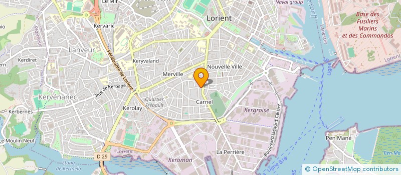 localisation de l'entreprise SARL BIGOT à LORIENT