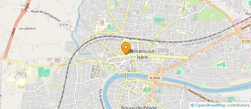 localisation de l'entreprise SARL BIJOUTERIE BLAIZAC à ROMANS-SUR-ISERE