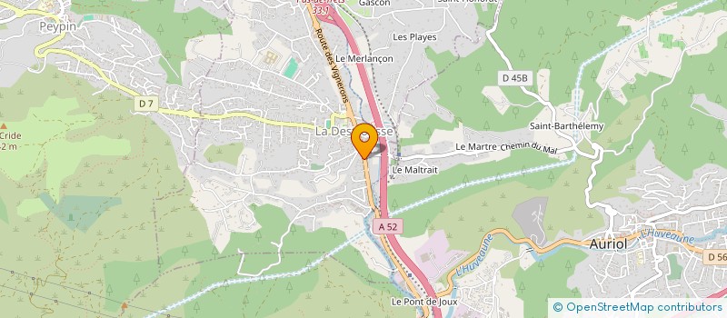 localisation de l'entreprise SARL BIJOUTERIE DEVIGNE ET FILS à LA DESTROUSSE