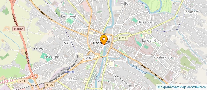 localisation de l'entreprise SARL BIJOUTERIE GERMAIN MARGASTAUT à CASTRES