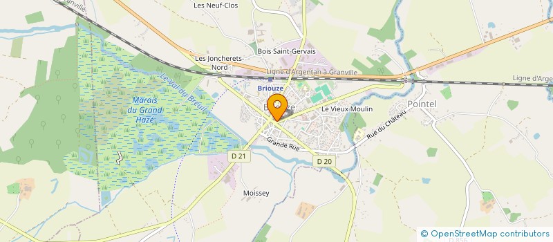 localisation de l'entreprise SARL BIJOUTERIE GROUSSARD-GBN à BRIOUZE