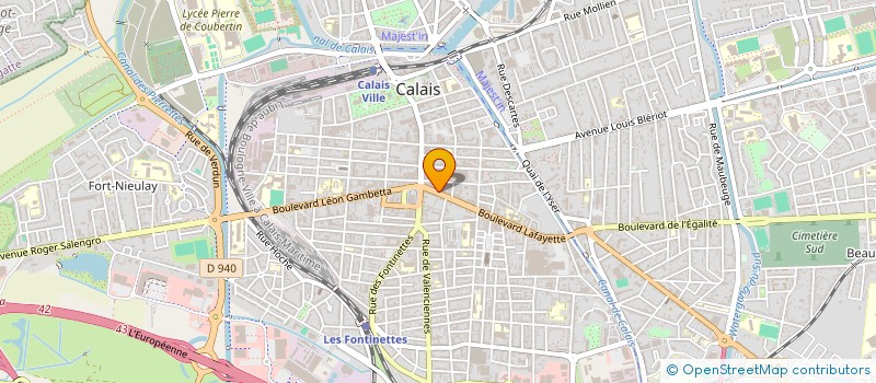 localisation de l'entreprise SARL BIJOUTERIE LAMBERT à CALAIS