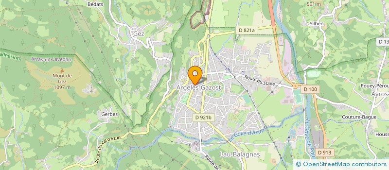 localisation de l'entreprise SARL BIJOUTERIE LEGERON à ARGELES-GAZOST