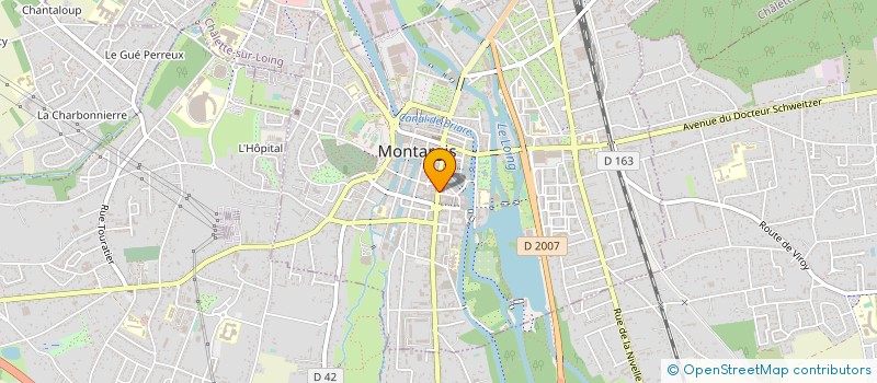 localisation de l'entreprise SARL BIJOUTERIE NEUVILLE à MONTARGIS