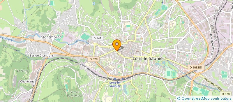 localisation de l'entreprise SARL BIJOUTERIE VENANCIO à LONS-LE-SAUNIER