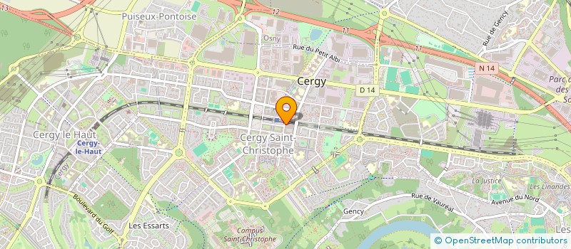 localisation de l'entreprise SARL BILAL  CERGY