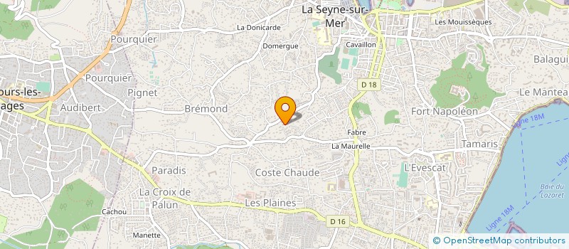 localisation de l'entreprise SARL BILAN LEDOUX à LA SEYNE-SUR-MER