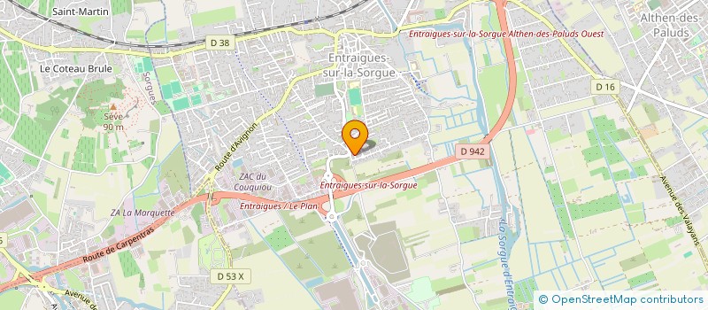 localisation de l'entreprise SARL BILGEN à ENTRAIGUES-SUR-LA-SORGUE