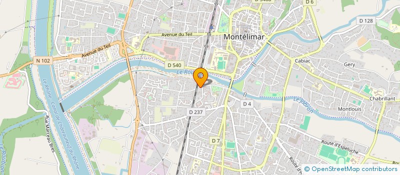 localisation de l'entreprise SARL BILIC à MONTELIMAR