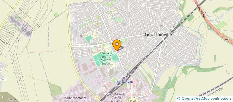 localisation de l'entreprise SARL  BILKAY  GOUSSAINVILLE