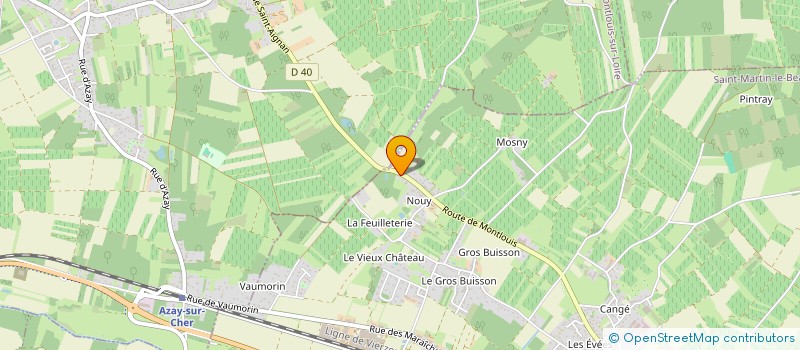 localisation de l'entreprise SARL BILL GEST  SAINT-MARTIN-LE-BEAU