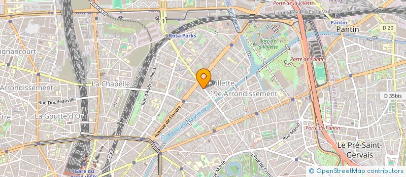 localisation de l'entreprise SARL BILLARD CRIMEE  PARIS