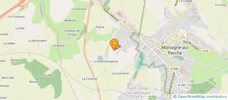 localisation de l'entreprise SARL BILLARD DJIMMY à SAINT-LANGIS-LES-MORTAGNE