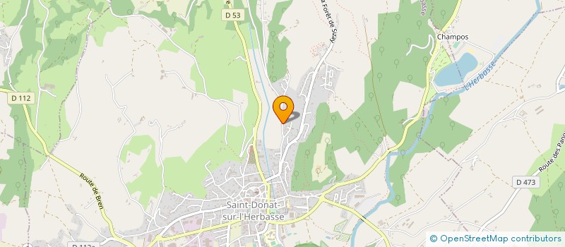 localisation de l'entreprise SARL BILLON FRERES  SAINT-DONAT-SUR-L'HERBASSE