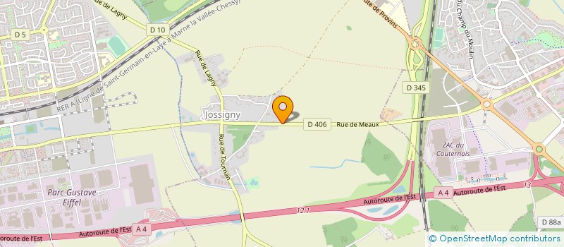 localisation de l'entreprise SARL BILLOTTE-VETTENBURG à JOSSIGNY