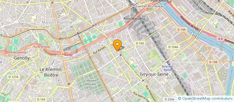 localisation de l'entreprise SARL BIM BIM à IVRY-SUR-SEINE