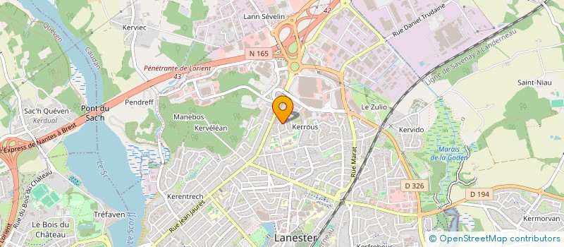 localisation de l'entreprise SARL BINA CONSTRUCTIONS  LANESTER