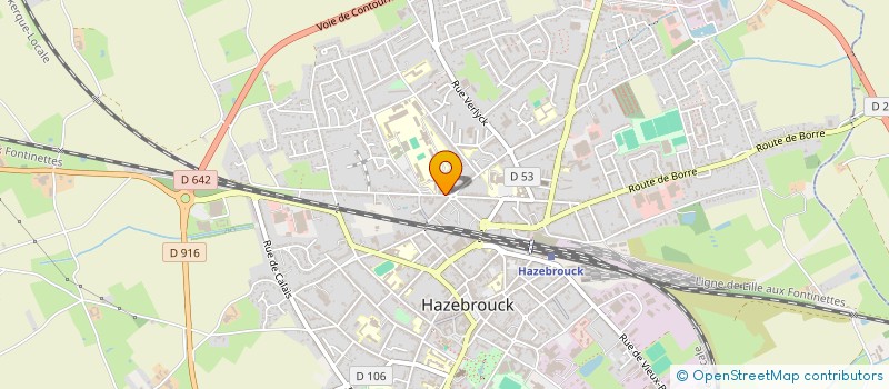 localisation de l'entreprise SARL BIO AMBIANCE à HAZEBROUCK