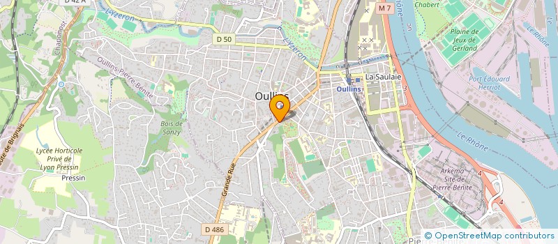 localisation de l'entreprise SARL BIO CLEAN SERVICES  OULLINS-PIERRE-BENITE