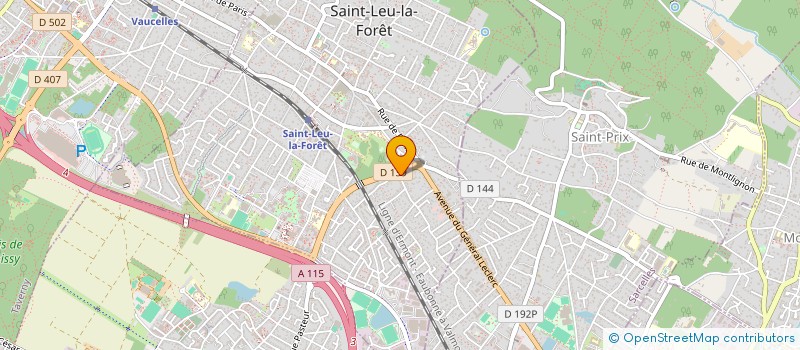 localisation de l'entreprise SARL BIO FUTUR à SAINT-LEU-LA-FORET