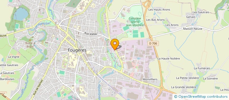 localisation de l'entreprise SARL BIO LUNE à FOUGERES