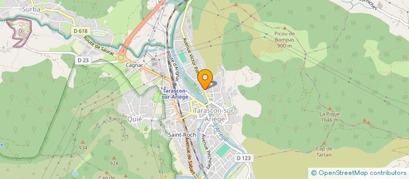 localisation de l'entreprise SARL BIO MAIEL à TARASCON-SUR-ARIEGE