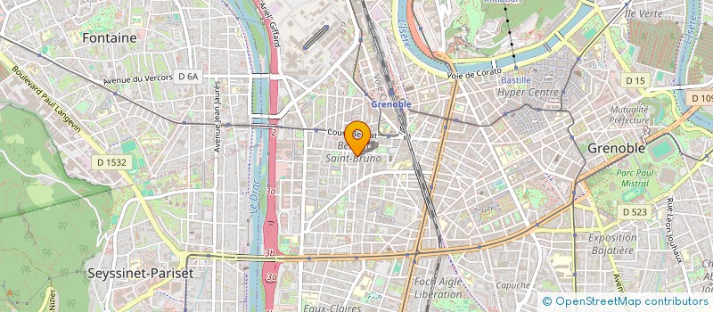 localisation de l'entreprise SARL BIODECO  GRENOBLE