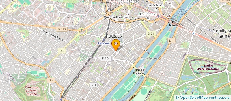 localisation de l'entreprise SARL BIOJUST  PUTEAUX