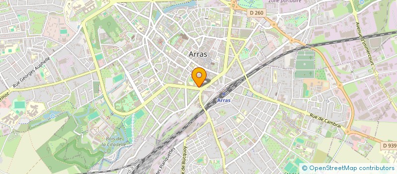 localisation de l'entreprise SARL BION à ARRAS