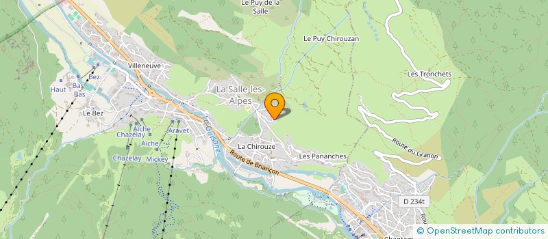 localisation de l'entreprise SARL BIOPHINITY  LA SALLE-LES-ALPES