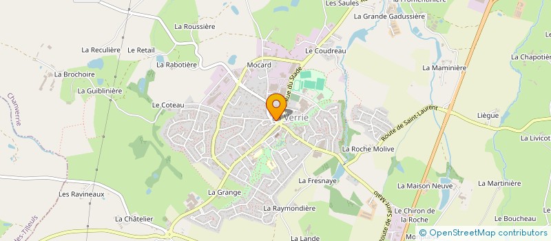 localisation de l'entreprise SARL BIORET  CHANVERRIE