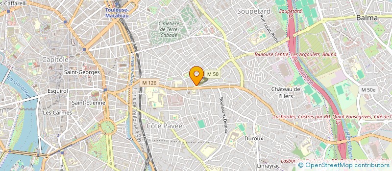 localisation de l'entreprise SARL BIOTYFULL'HAIR à TOULOUSE