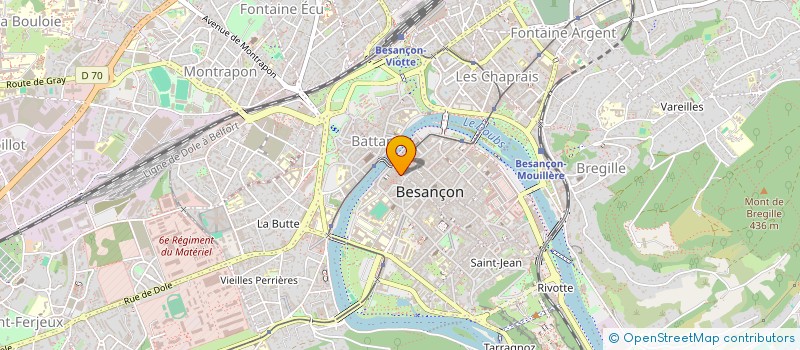 localisation de l'entreprise SARL BISCH SYLVAIN à BESANCON