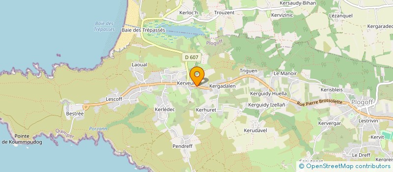 localisation de l'entreprise SARL BISCUITERIE DE LA PTE à PLOGOFF