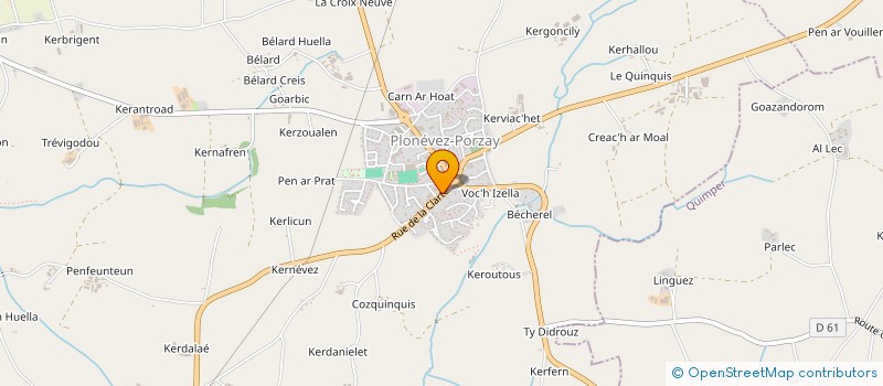 localisation de l'entreprise SARL BISCUITERIE JAIN à PLONEVEZ-PORZAY