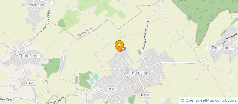 localisation de l'entreprise SARL BISSON  LE THUIT DE L'OISON