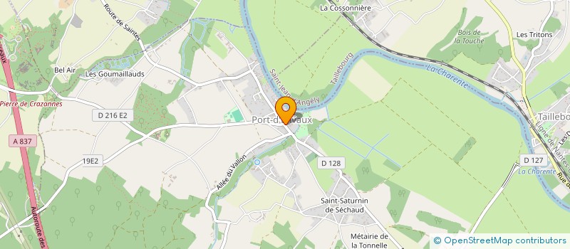 localisation de l'entreprise SARL BISTROT DES HALLES  PORT-D'ENVAUX