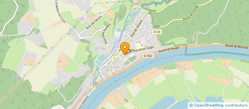 localisation de l'entreprise SARL BISTROT DU SIECLE  DUCLAIR