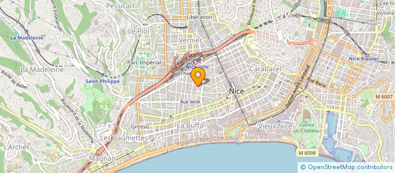 localisation de l'entreprise SARL BITELE TEL à NICE