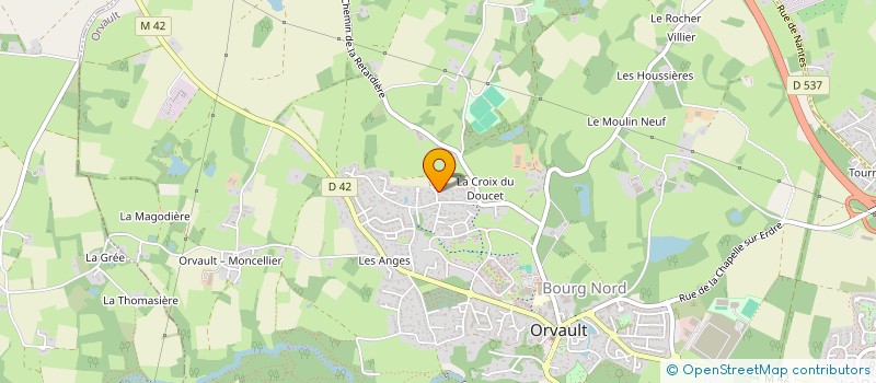 localisation de l'entreprise SARL BIZAIS DEVELOPPEMENT à ORVAULT