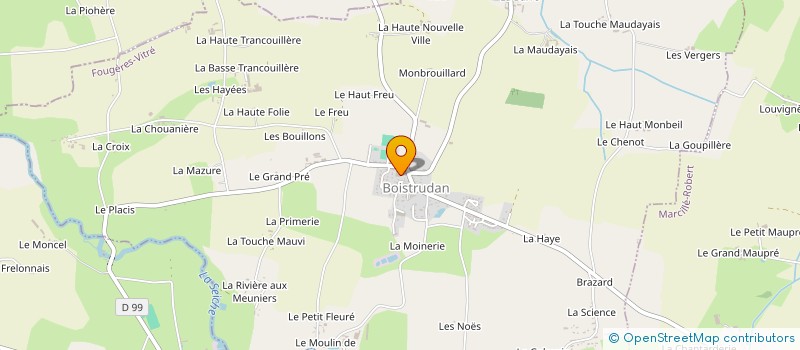 localisation de l'entreprise SARL BIZEUL  BOISTRUDAN